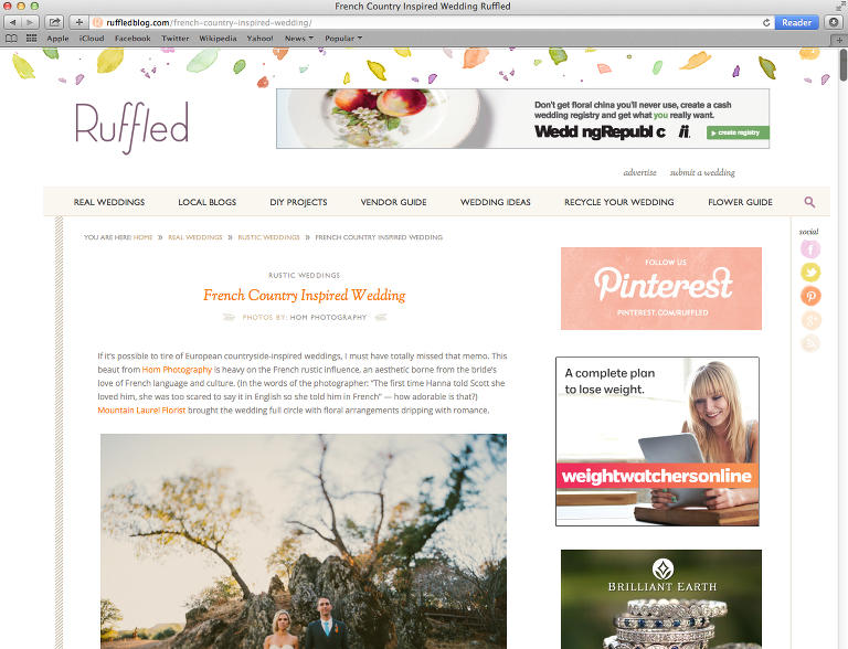 Featured on Ruffled