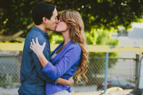 Los Angeles Art District Engagement Photographer