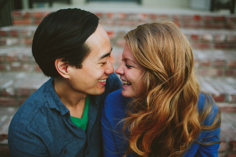 Los Angeles Art District Engagement Photographer