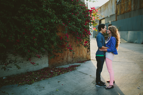Los Angeles Art District Engagement Photographer