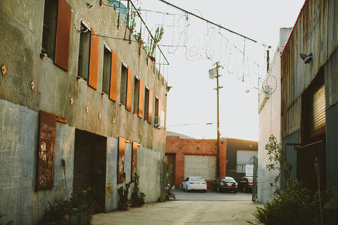 Los Angeles Art District Engagement Photographer