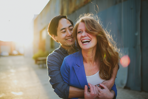 Los Angeles Art District Engagement Photographer