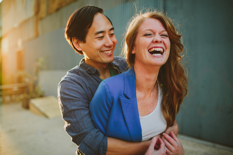Los Angeles Art District Engagement Photographer