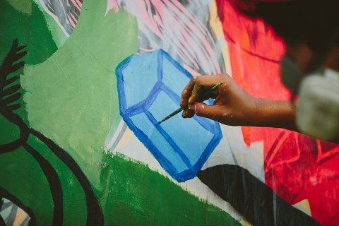 Los Angeles Art District Engagement Photographer