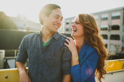 Los Angeles Art District Engagement Photographer